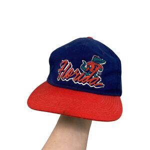 Vintage Florida Gators Hat Cap Snapback 80s 90s Embroidered Collegiate Hat